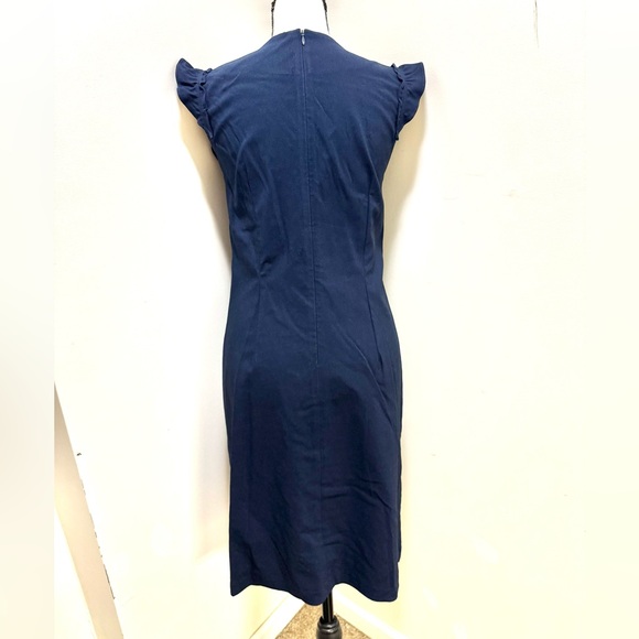 J. McLaughlin Navy A-Line dress - Picture 3 of 7